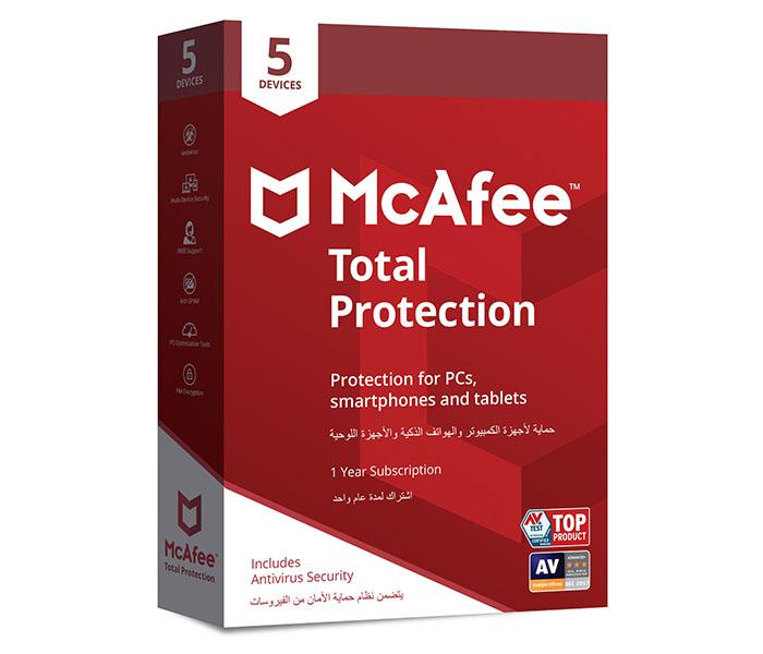 McAfee Total Protection for 5 Devices - Zoom Image