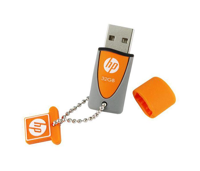 HP V2450 32GB USB 2.0 Flash Drive - Orange - Zoom Image 3