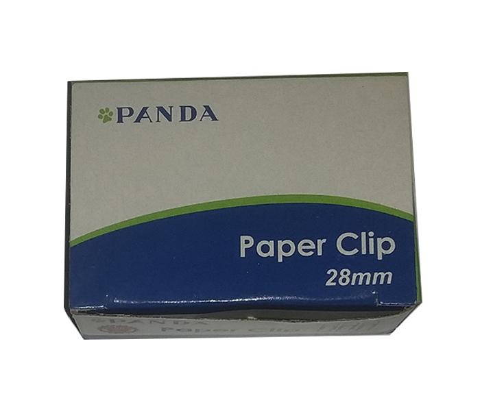 Panda PC28 28mm Stainless Steel Paper Clip - 100 Pieces, Silver - Zoom Image 1