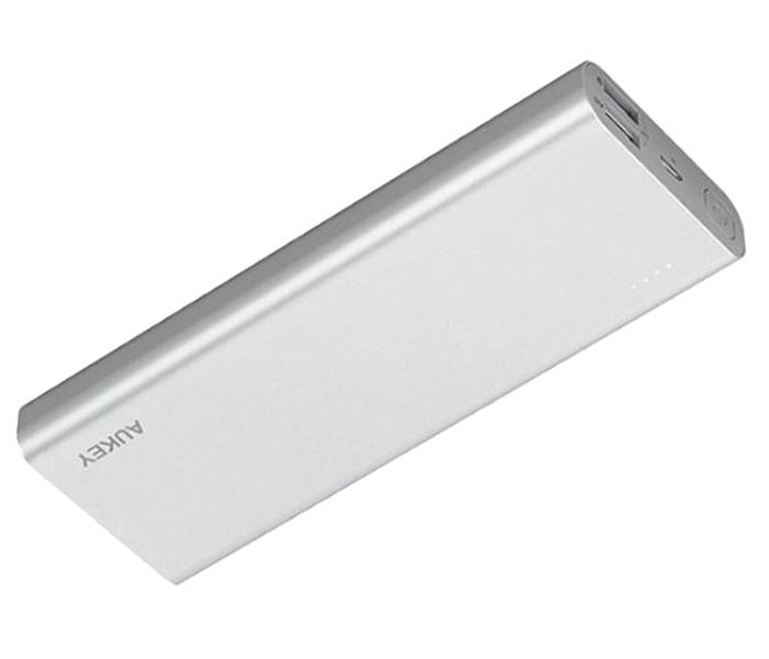 Aukey PBAT20 20100mAh QC 3.0 Dual Port Power Bank - Silver - Zoom Image 1