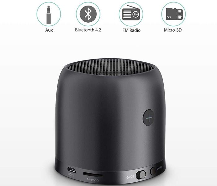 Aukey SK-M31 Wireless Mini Speaker - Black - Zoom Image 4