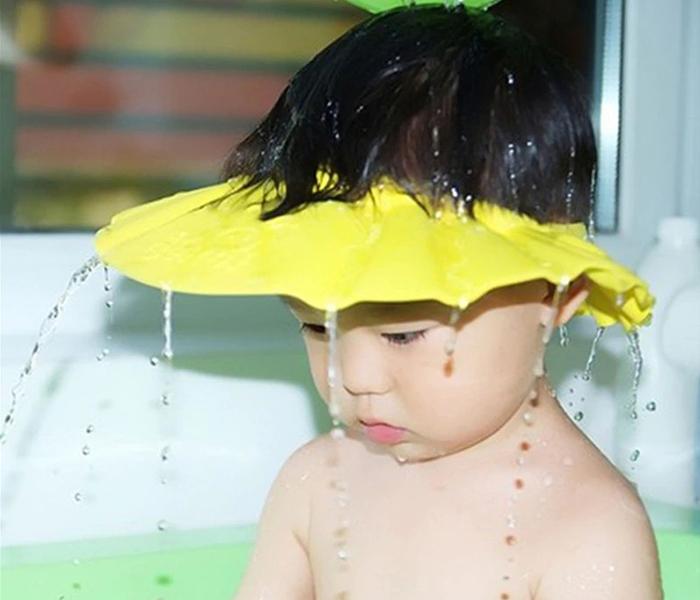 Shampoo Bath Safety Shower Cap for Baby - Assorted - Zoom Image 1