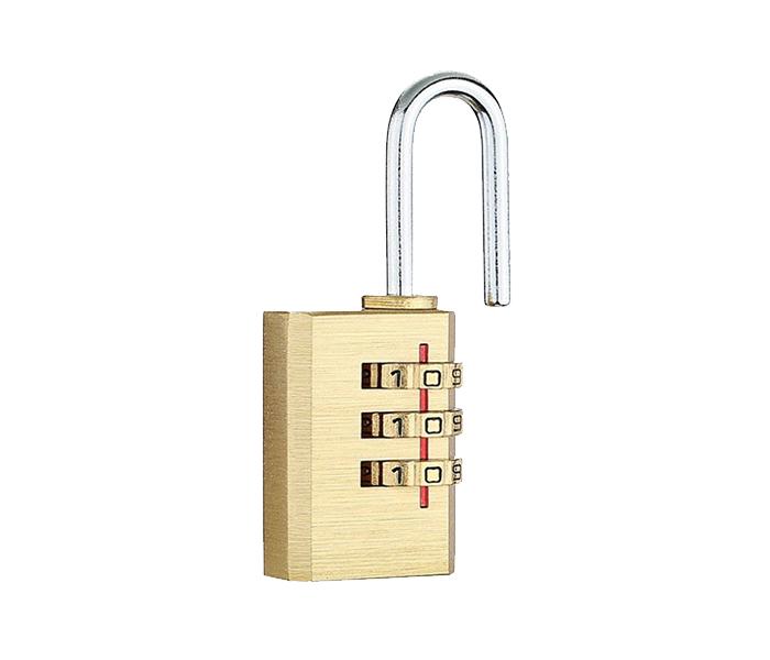 Taqdeer 04B Copper Alloy 3 Digit Combination Lock - Gold - Zoom Image 2