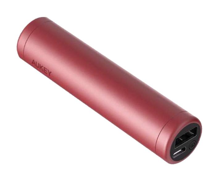 Aukey PB-N55 7000mAh Lipstick Sized Glossy Power Bank - Red - Zoom Image 2