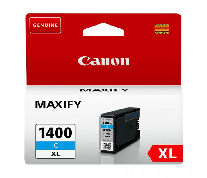 Canon 1400 XL High Yield Cyan Ink Cartridge - Cyan - Zoom Image 1