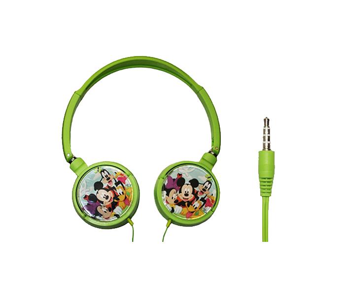 Mics KT-3155 Wired Mickey Mouse Headset - Green - Zoom Image 2