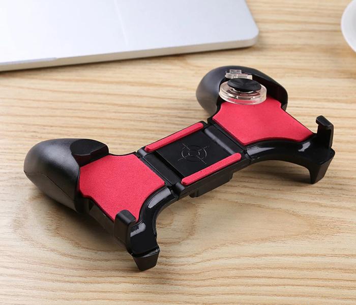 5-in-1 Mobile Phone Gamepad Controller for PUBG - Black & Red - Zoom Image 7