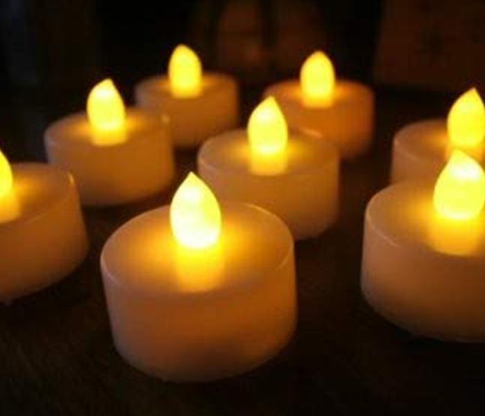 Taqdeer A245-12 Battery Operated Flameless Candles with Soft Flicker - 12 Pieces - Zoom Image 3