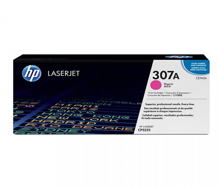 HP 307A CE743 Original LaserJet Toner Cartridge - Magenta - Zoom Image