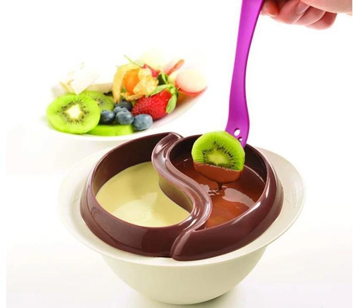 Choco Minute Microwave Fondue Bowl - White - Zoom Image 4