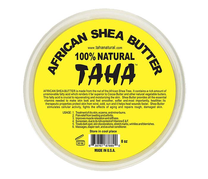 Taha African 8oz Shea Butter Cream for Skin & Stretchmarks - Yellow - Zoom Image 3