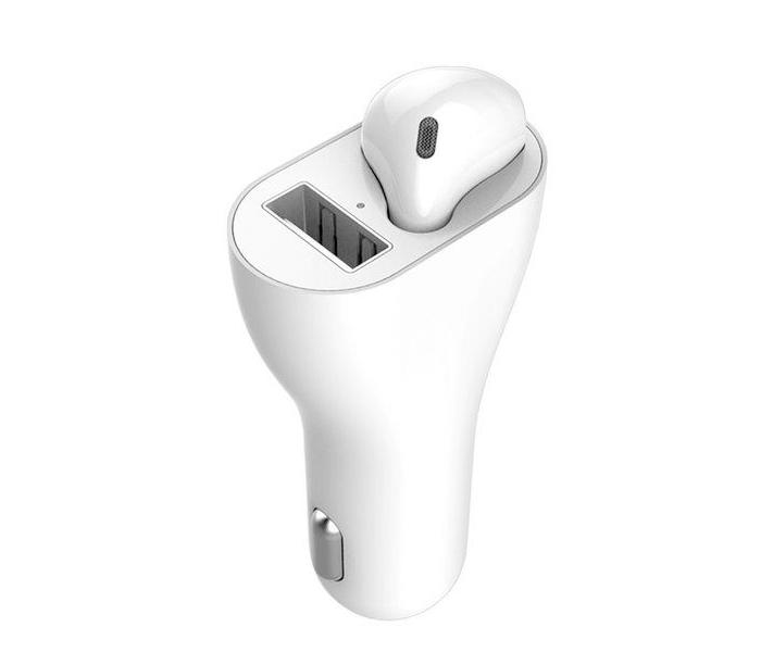  2 in 1 USB Car Charger with Air Pod Single for Zen - Zoom Image 2