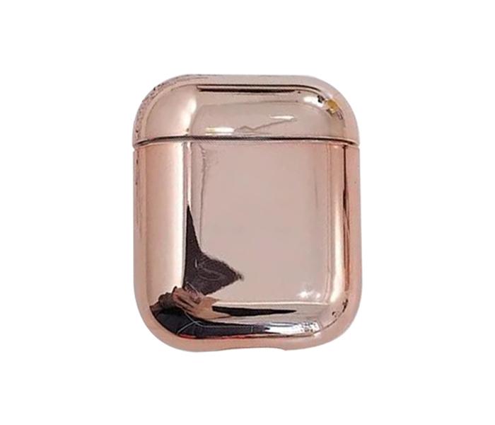 Plastic Mirror Finish Airpod Case - Gold - Zoom Image 2