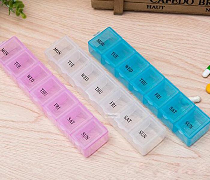 7 Days Capsules Holder Storage Case Organizers - Assorted - Zoom Image 3