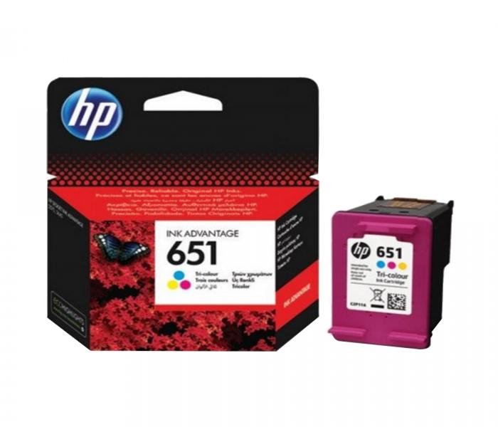 HP 651 Original Ink Advantage Cartridge - Tri Colour - Zoom Image 1