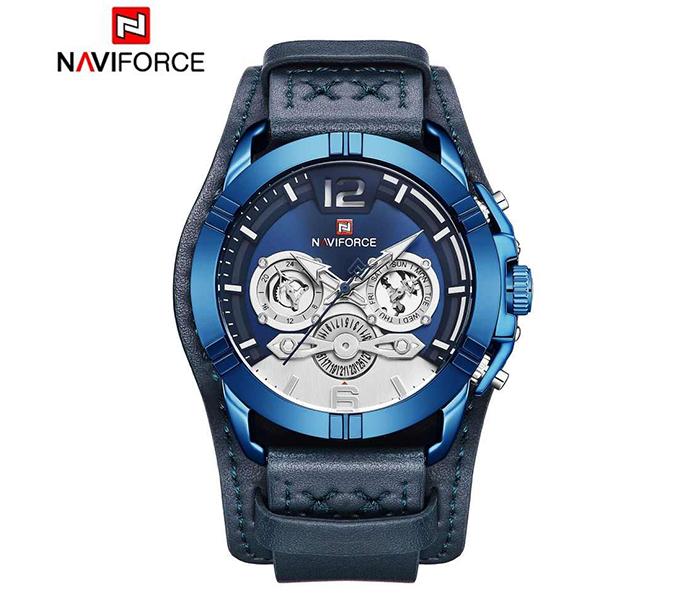 Naviforce NF9162 Luxury Brand Waterproof Sport Watch for Men - Blue - Zoom Image 4