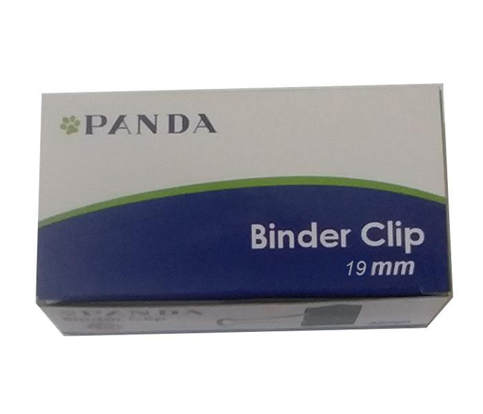 Panda BC19P 19mm Binder Clip - 12 Pieces, Black - Zoom Image 1