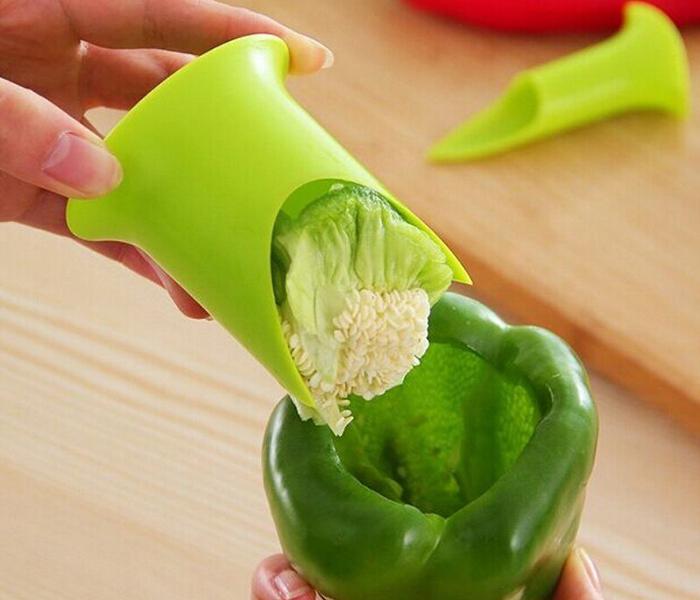 2 Pieces Creative Pepper Corer Slicer Set - Assorted - Zoom Image 4