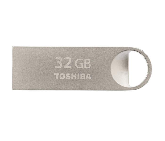 Toshiba U401 32GB TransMemory USB 2.0 Flash Drive - Silver - Zoom Image 2