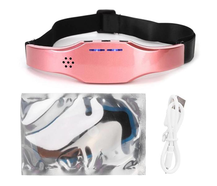 Wireless Intelligent Migraine Pressure Head Therapy Massager Device for Relieve Tension & Sleep - Pink - Zoom Image 1