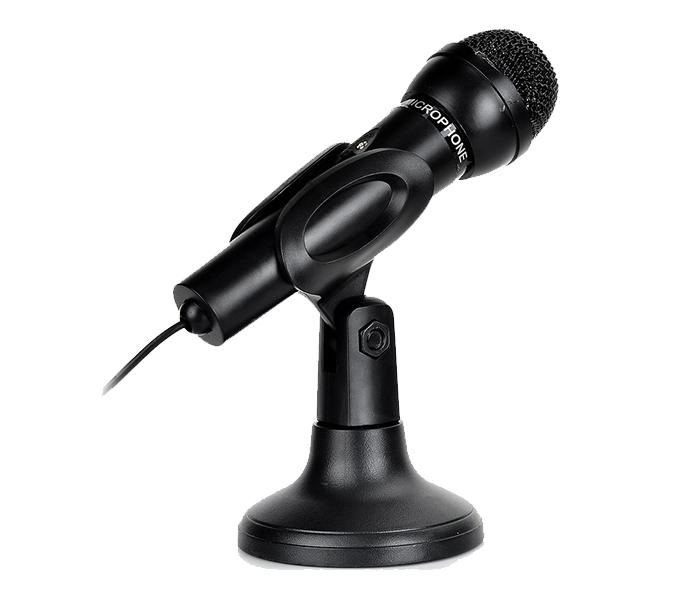 Mini KTV Desktop Microphone with Stand for Computer - Black - Zoom Image 1