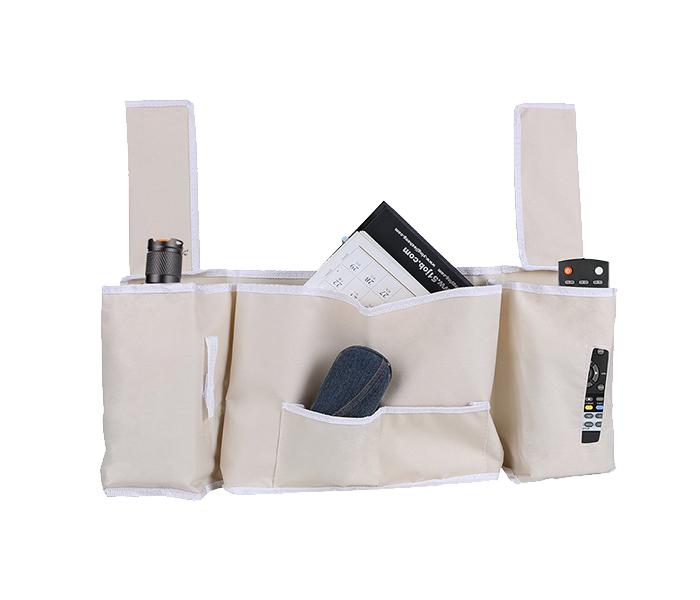 As Seen on TV 5 Pocket Bedside Caddy Hanging Storage Organizer Bag - Brown - Zoom Image 1