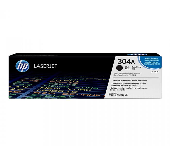 HP 304A CC530 Original LaserJet Toner Cartridge - Black - Zoom Image