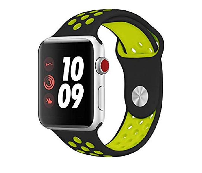 Unisex Smart Watch with Orginal Size of iWatch,All IOS, Android Phones for Zen MTK2502C - GreenBlack - Zoom Image