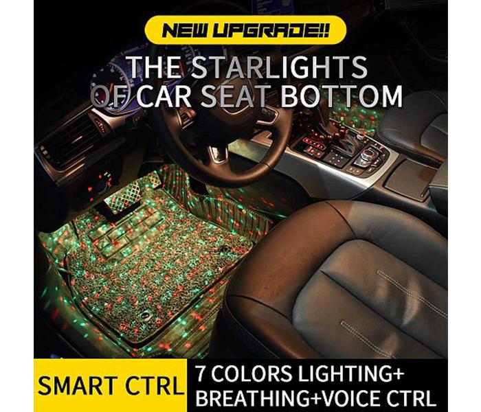 Offal A12 Car Under Seat Decoration LED Light with Remote & Music Sensor - Multi Colour - Zoom Image 2