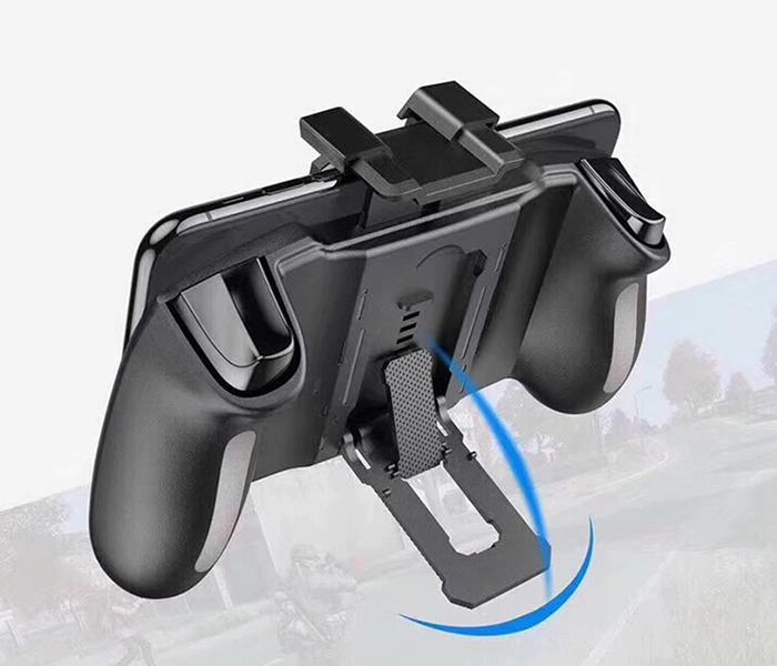 AK21 PUBG Game Joystick Holder with Fire Handle Button for Mobile Phone - Black - Zoom Image 3