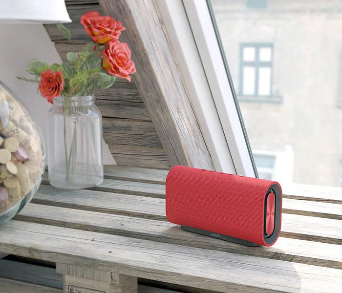 Aukey SK-M30 Eclipse Wireless Speaker - Red - Zoom Image 2