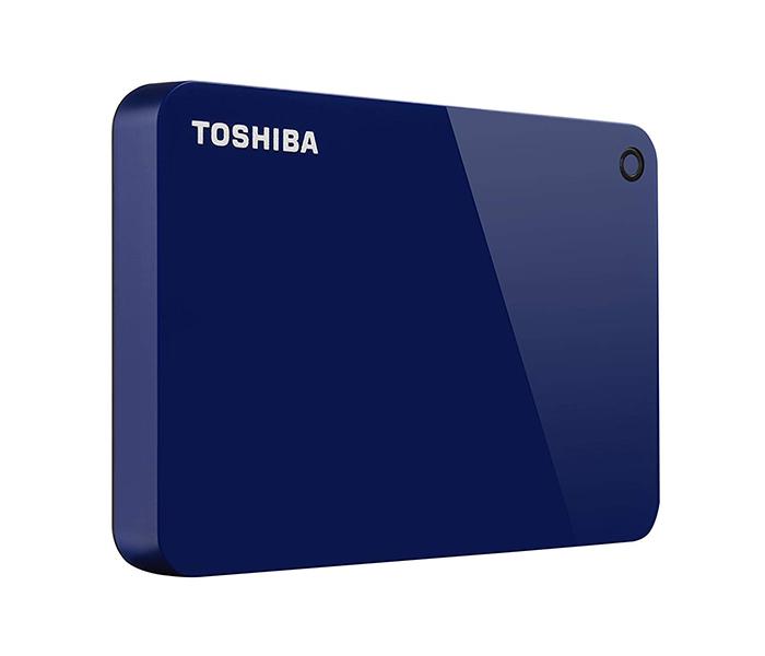 Toshiba HDTC910EL3AA 1TB Canvio Advance Portable External Hard Drive - Blue - Zoom Image 1