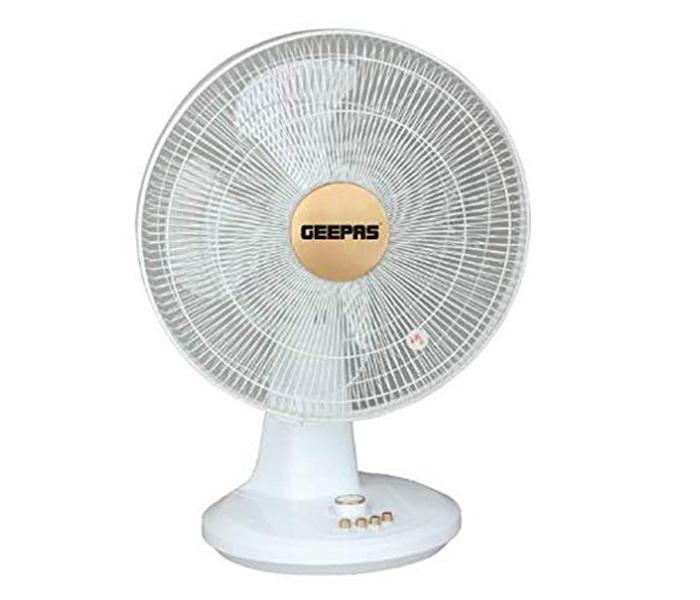 Geepas GF9625 Electric Table Fan - White - Zoom Image