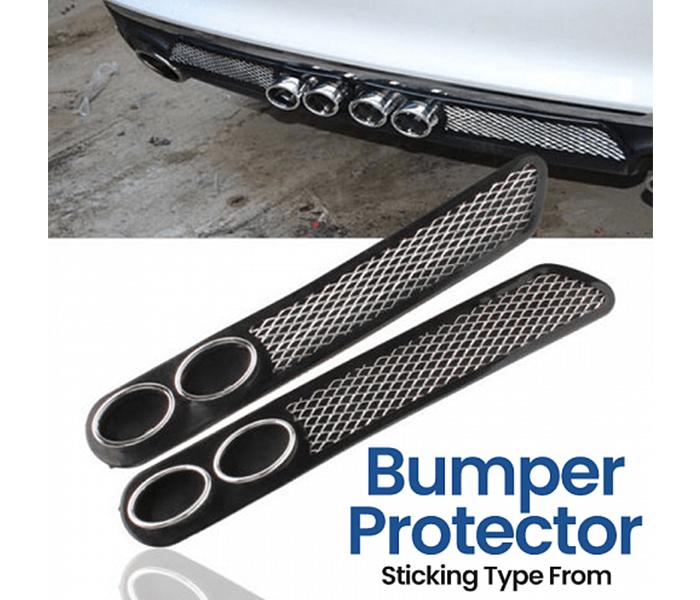 Offal BP-100 Sports Sticking Type Bumper Protector - Black & Silver - Zoom Image 3