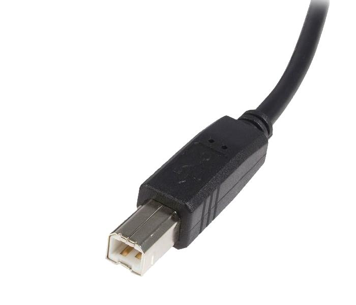 10 Feet High Speed Certified USB 2.0 Cable - Black - Zoom Image 3