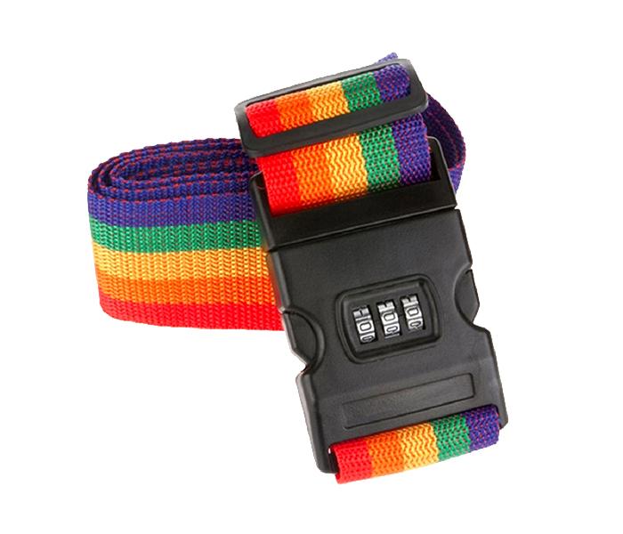 Taqdeer CH-18C 2m Polypropylene Luggage Strap for Travel Bag - Multi Colour - Zoom Image 2