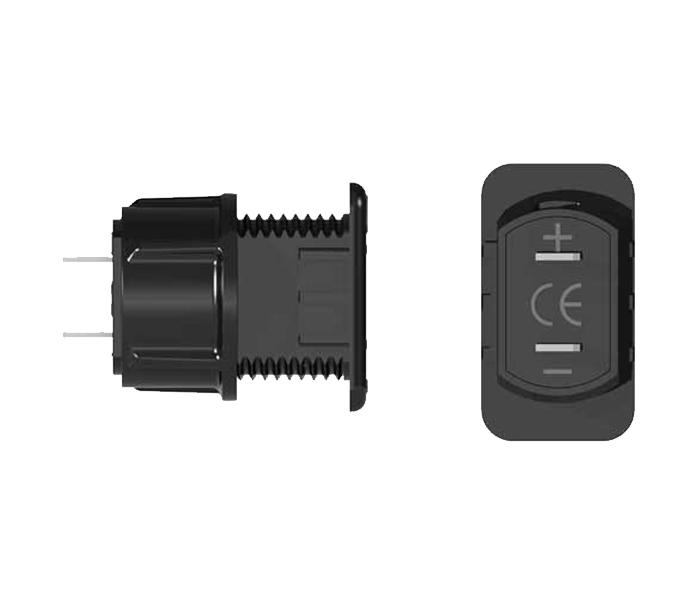 Car Two Port Mini USB Socket - Black - Zoom Image 1