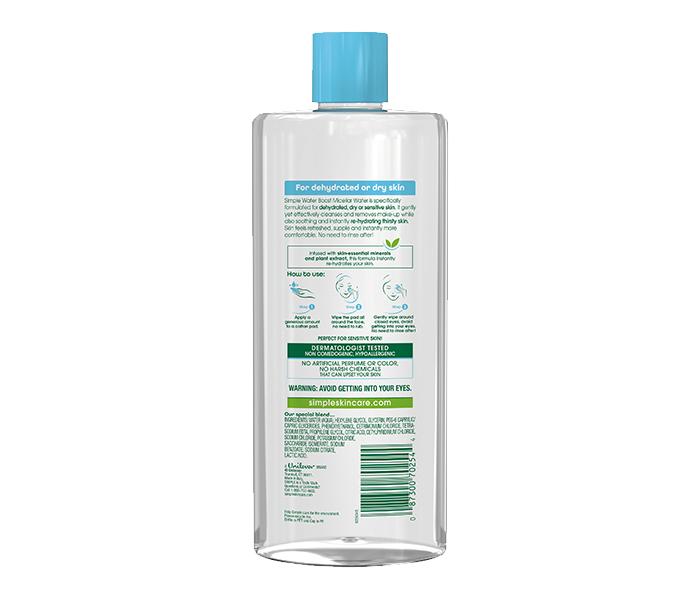 Simple Water Boost Micellar Cleansing Water for Sensitive Skin - 200ml - Zoom Image 1