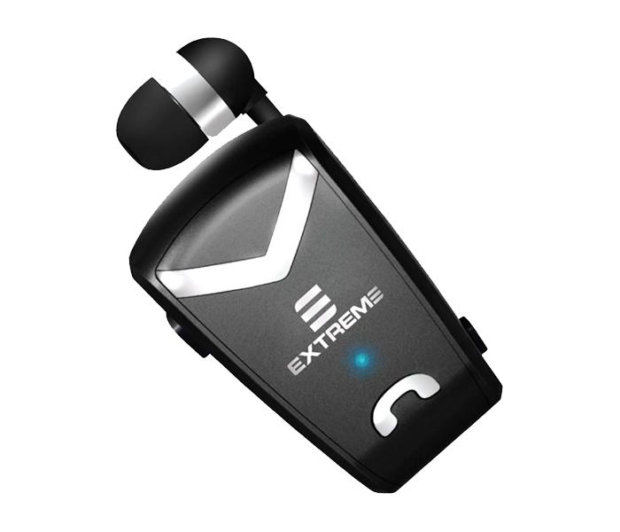 G-Tide Extreme Retractable Clip-On Bluetooth V4.1 Ear Phone - Black - Zoom Image 1