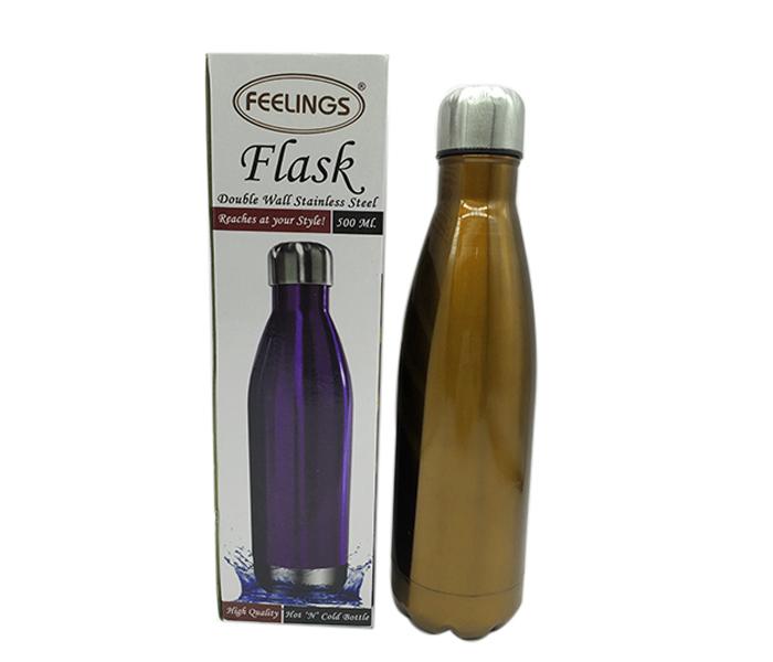 Epsilon EN4781 500ml Stainless Steel Vacuum Bottle - Gold - Zoom Image