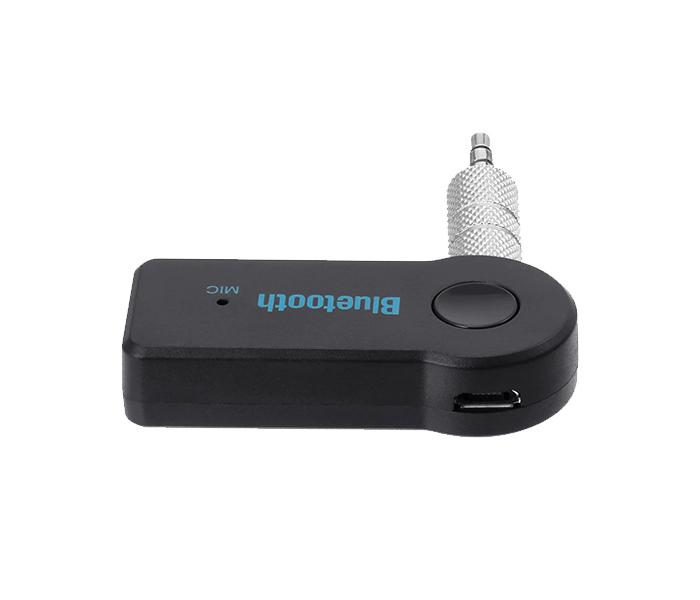 Hands Free Bluetooth Music Receiver Car Adapter with Mic - Black - Zoom Image 3