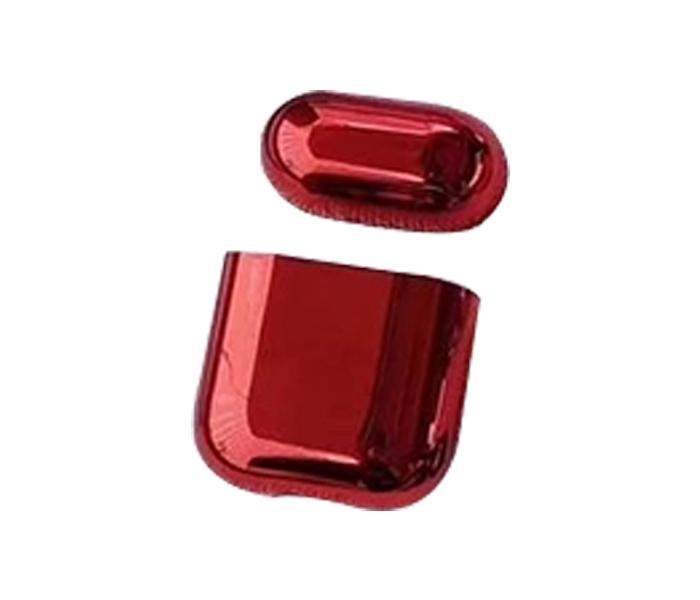 Plastic Mirror Finish Airpod Case - Red - Zoom Image 3