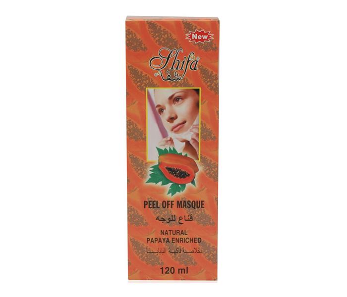 Shifa Papaya Enriched Peel Off Face Mask - 120ml - Zoom Image 2