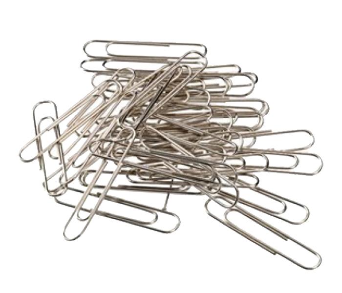 Panda PC33 33mm Stainless Steel Paper Clip - 100 Pieces, Silver - Zoom Image