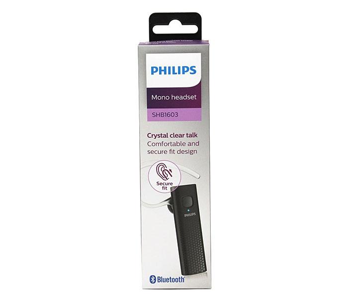 Philips SHB1603 Mono In-Ear Bluetooth Headset with Mic - Black - Zoom Image 5