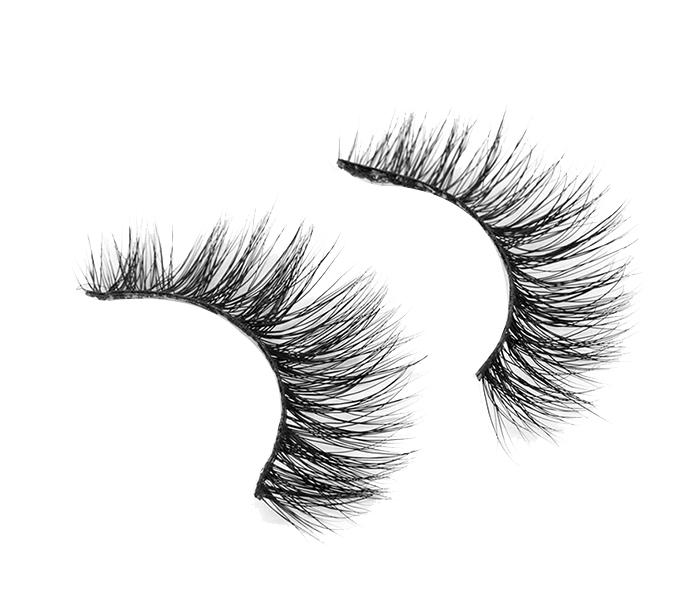 Fluffy Natural Handmade 3D Artificial Eyelashes - 1 Pair, Black - Zoom Image 1