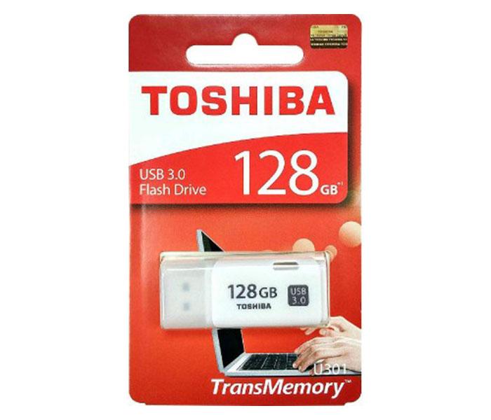 Toshiba THN-U301W1280E4 128GB TransMemory USB 3.0 Flash Drive - White - Zoom Image 3