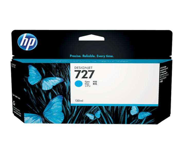 HP 727 B3P19A Inkjet Cartridge - Cyan - Zoom Image