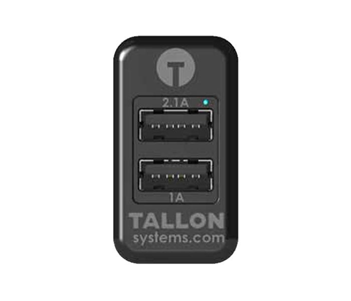 Car Two Port Mini USB Socket - Black - Zoom Image 3