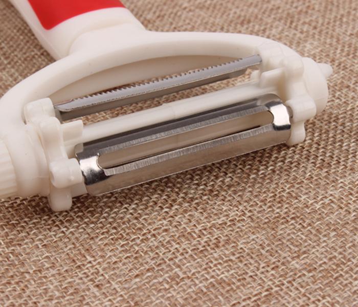 3-in-1 Manual Roto Peeler - Red & White - Zoom Image 4